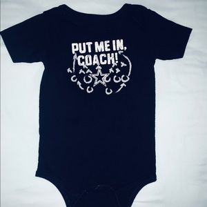 Dallas Cowboys Blue Onesie.